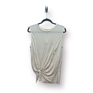 Signature Studio lightweight nude workout tank top. Size L